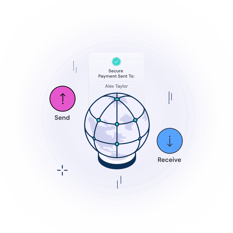Send and receive illustration